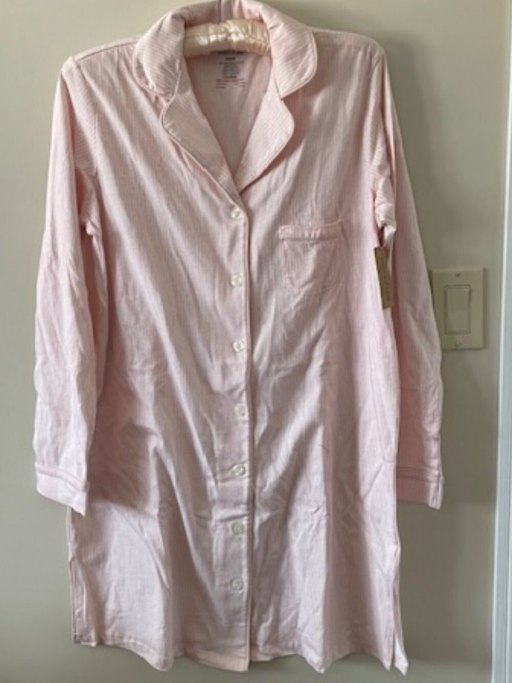 Poppy & Clay Women Organic Cotton Night Shirt Sz M/L-NWT